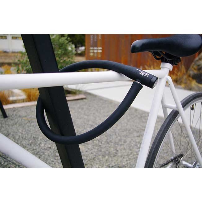 自転車カギ　Ulac製ワイヤー＆シリコンロック