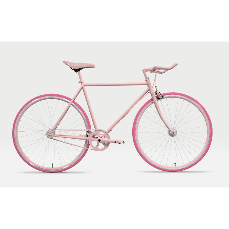 自転車（160cmフレーム） - ＜ベース：一括変更・ピンク＞