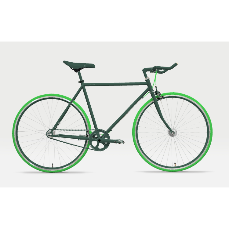 自転車（160cmフレーム） - ＜ベース：一括変更・グリーン＞