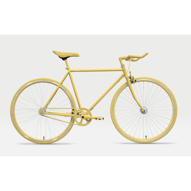 自転車（160cmフレーム） - ＜ベース：一括変更・イエロー＞