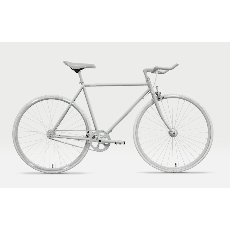 自転車（160cmフレーム） - ＜ベース：一括変更・シルバー＞