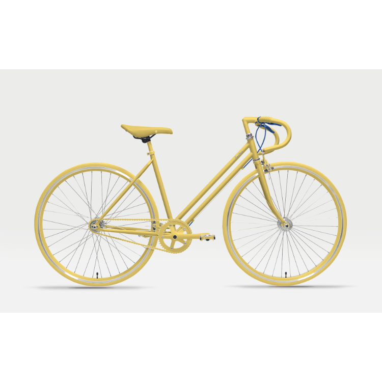 自転車（148cmフレーム） - ＜ベース：デザイン事例・YELLOW＞