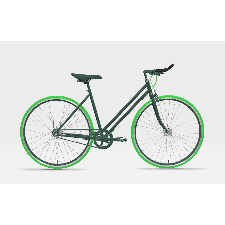 自転車（148cmフレーム） - ＜ベース：一括変更・グリーン＞
