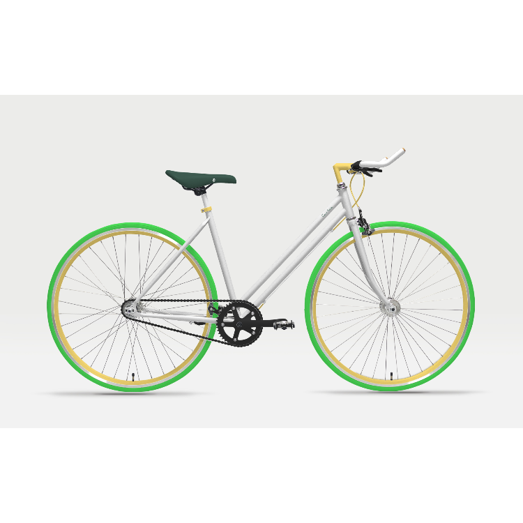 自転車（148cmフレーム） - ＜ベース：デザイン事例・PEARL WHITE3＞