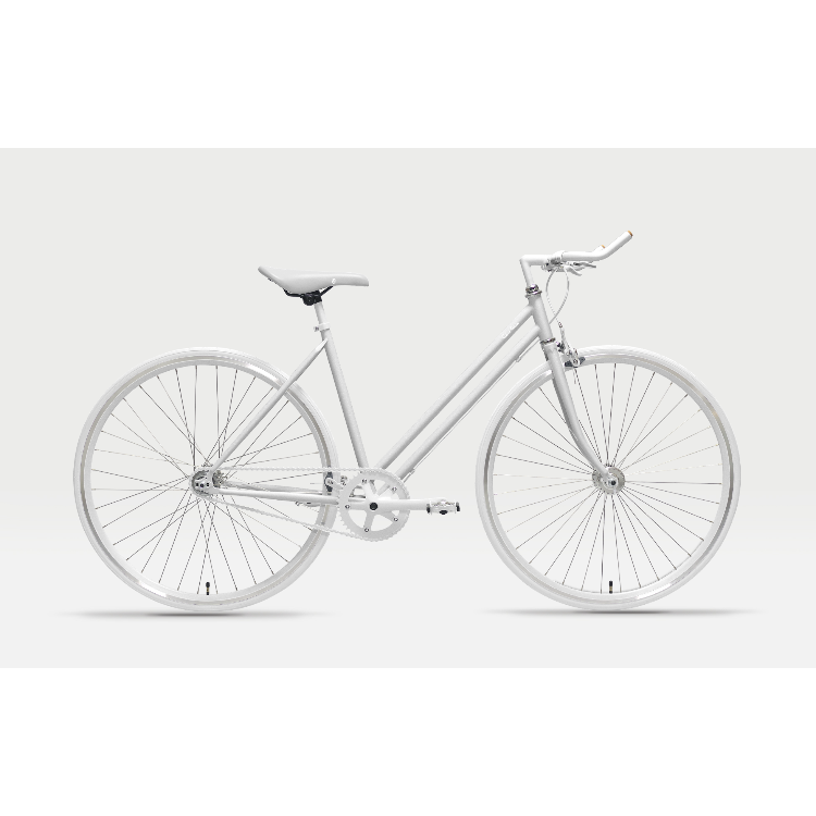 自転車（148cmフレーム） - ＜ベース：一括変更・ホワイト＞