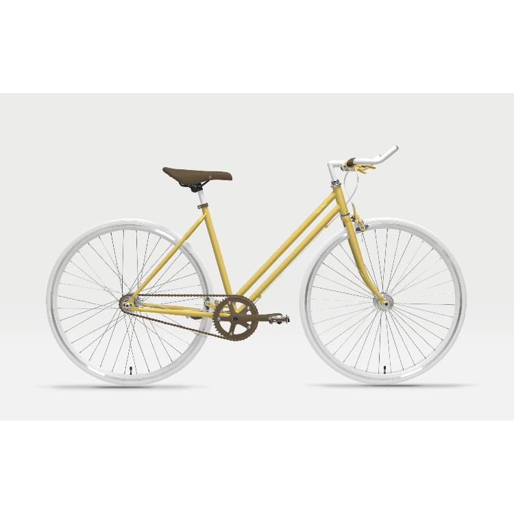 自転車（148cmフレーム） - ＜ベース：デザイン事例・YELLOW2＞