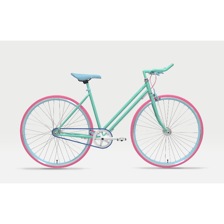自転車（148cmフレーム） - ＜ベース：デザイン事例・EMERALD GREEN5＞