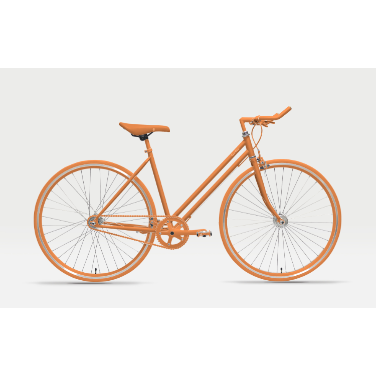 自転車（148cmフレーム） - ＜ベース：一括変更・オレンジ＞