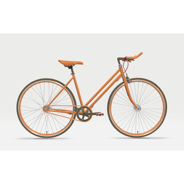 自転車（148cmフレーム） - ＜ベース：デザイン事例・ORANGE＞