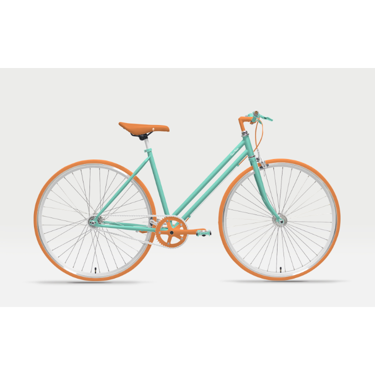 自転車（148cmフレーム） -＜ベース：デザイン事例・EMERALD GREEN＞