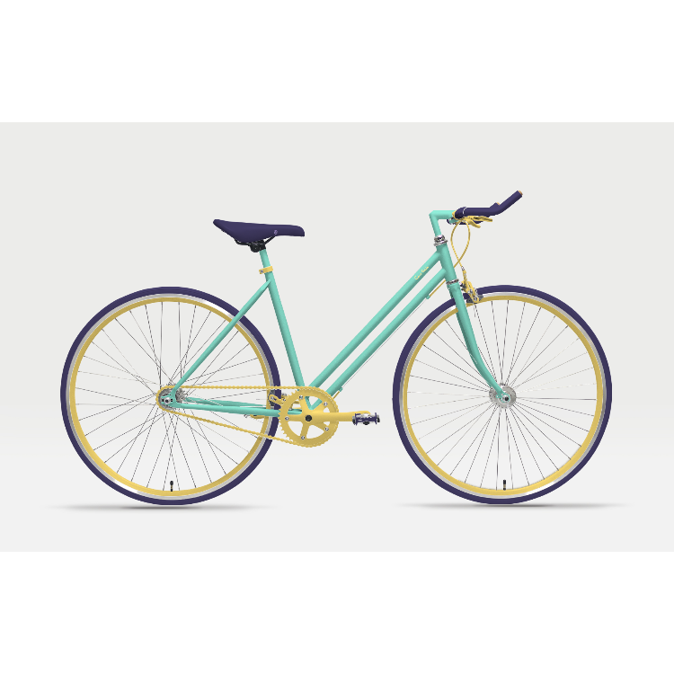 自転車（148cmフレーム） - ＜ベース：デザイン事例・EMERALD GREEN2＞