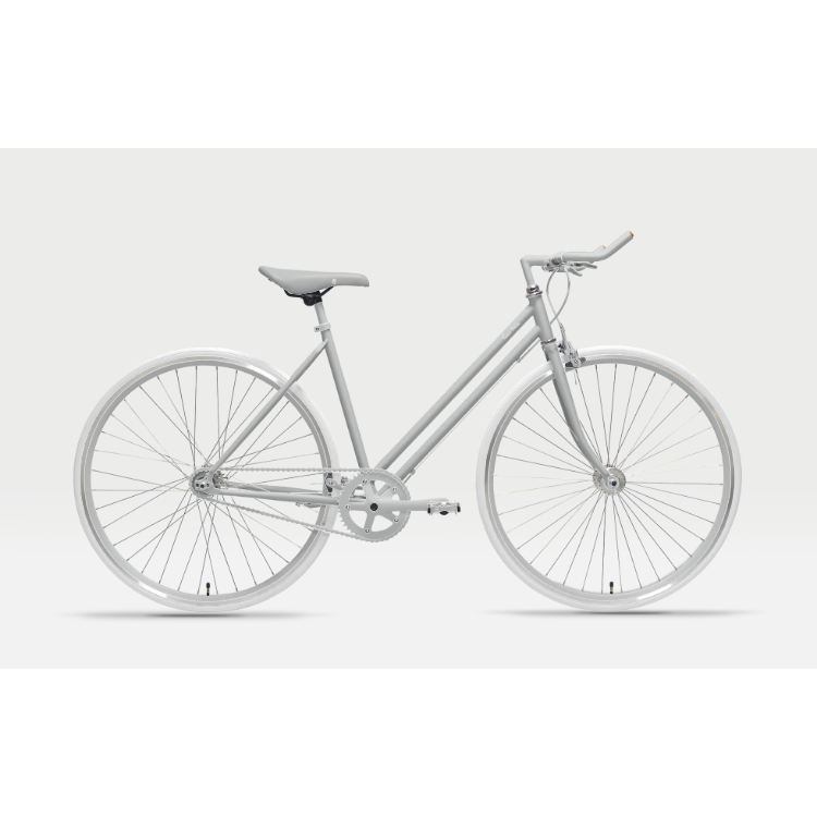 自転車（148cmフレーム） - ＜ベース：一括変更・シルバー＞