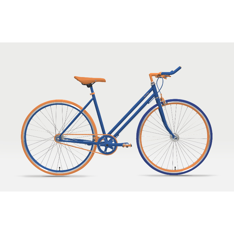 自転車（148cmフレーム） - ＜ベース：デザイン事例・OCEAN BLUE3＞