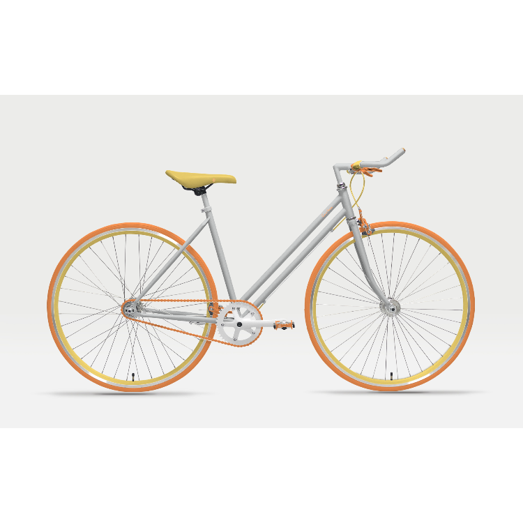 自転車（148cmフレーム） - ＜ベース：デザイン事例・PEARL GRAY6＞