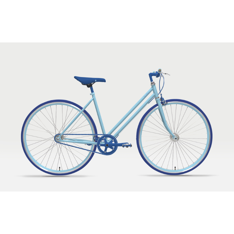 自転車（148cmフレーム） -＜ベース：デザイン事例・LIGHT BLUE＞