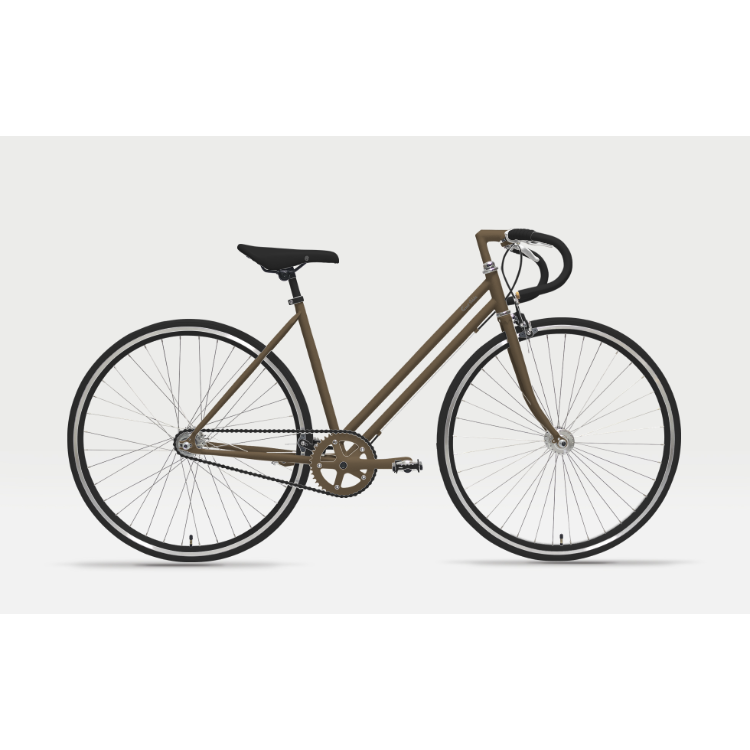 自転車（148cmフレーム） -＜ベース：デザイン事例・BROWN＞
