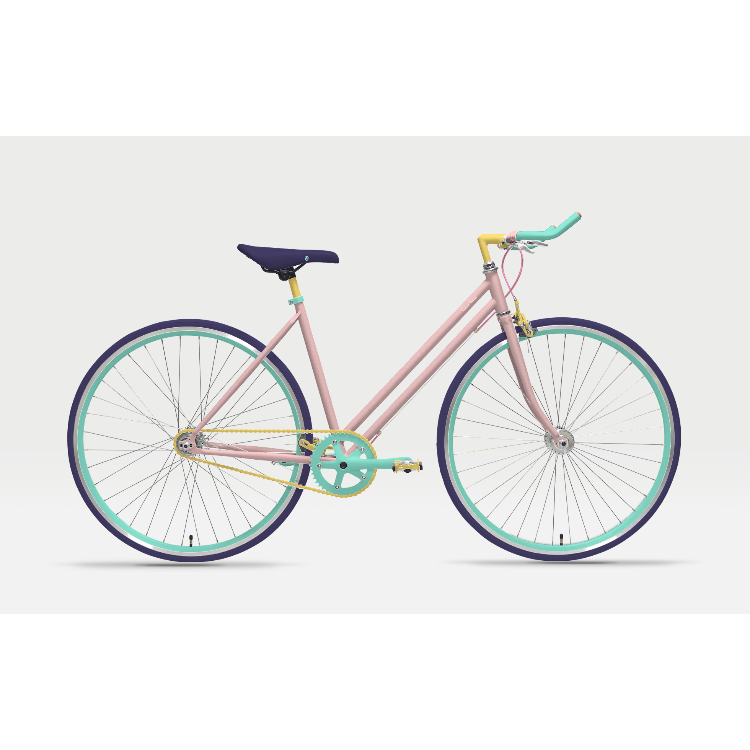 自転車（148cmフレーム） - ＜ベース：デザイン事例・PINK1＞